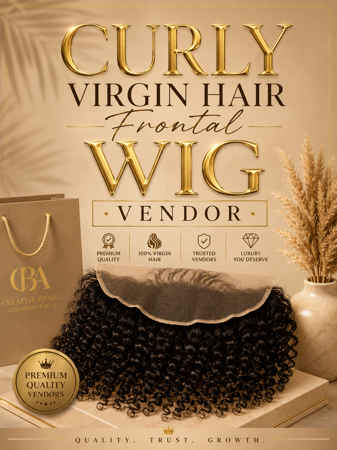 CURLY VIRGIN WIG VENDOR
